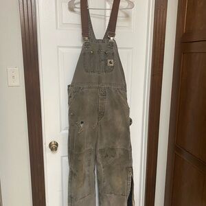 Carhartt Chestnut Brown Overalls